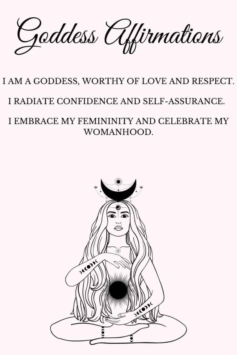 Powerful Goddess Affirmations To Boost Your Feminine Power - Sassy Miss